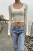 McKenna Ribbed Crop Top sold by Brandy Melville