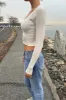 McKenna Ribbed Crop Top sold by Brandy Melville