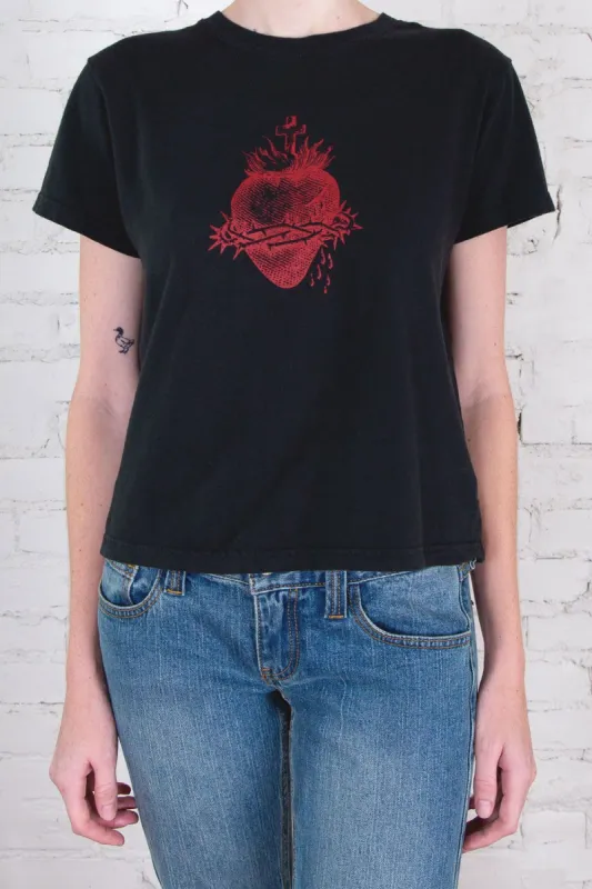 Chloe The Sacred Heart Top sold by Brandy Melville