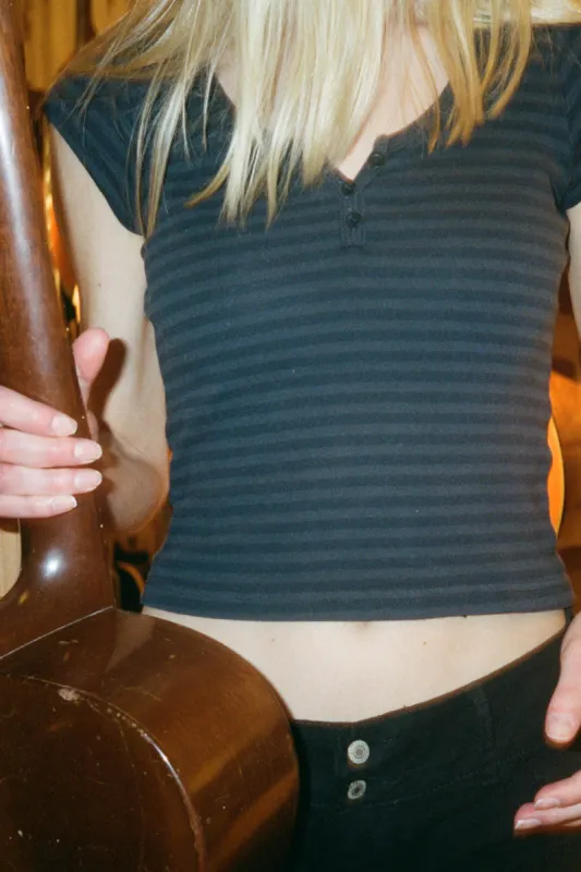Zelly Stripe Top sold by Brandy Melville