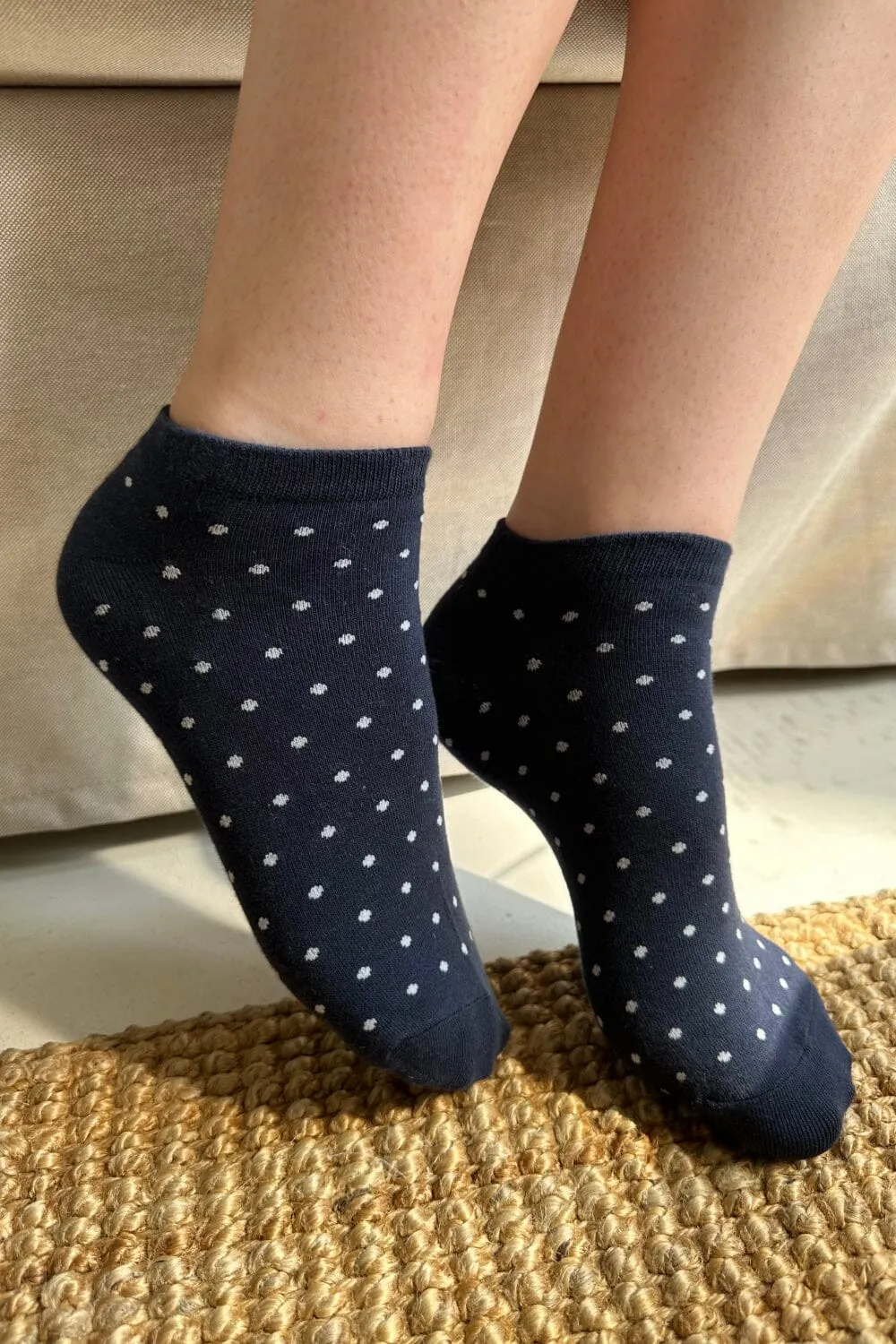 Polka Dots Ankle Socks sold by Brandy Melville