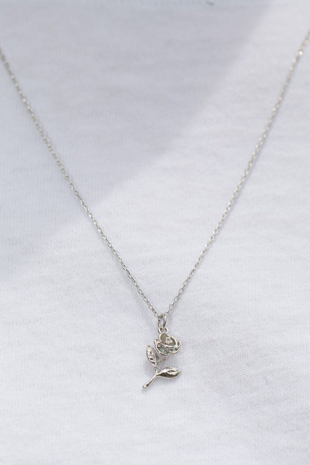 Rose Charm Necklace sold by Brandy Melville product image thumbnail 3