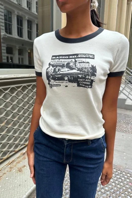 Hailie Radio Silence Top sold by Brandy Melville