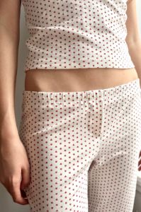 Keira Red Heart Sweatpants sold by Brandy Melville