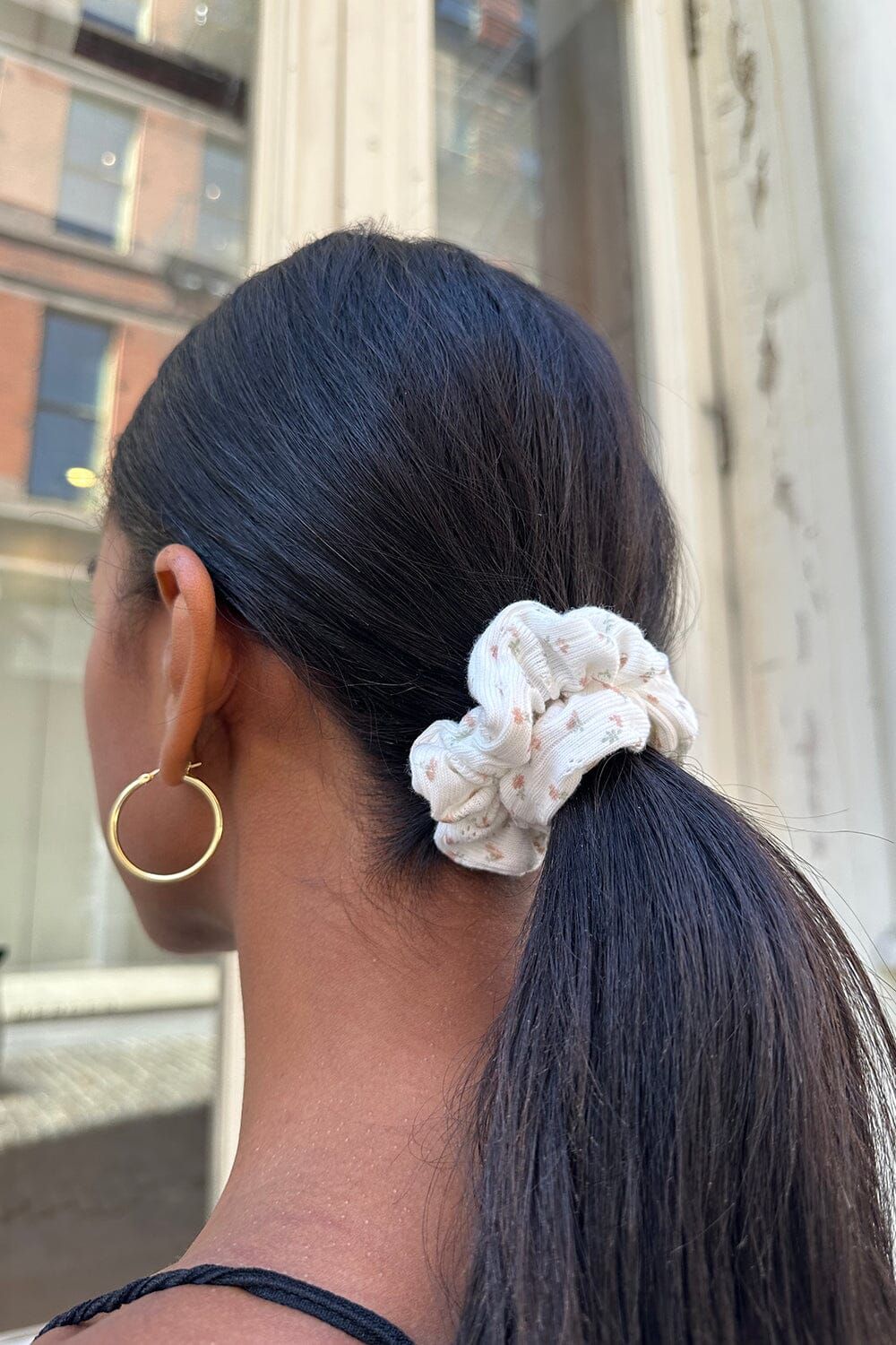 Floral Scrunchie sold by Brandy Melville