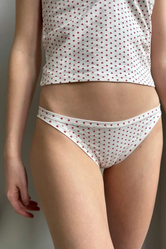 Basic Heart Underwear sold by Brandy Melville