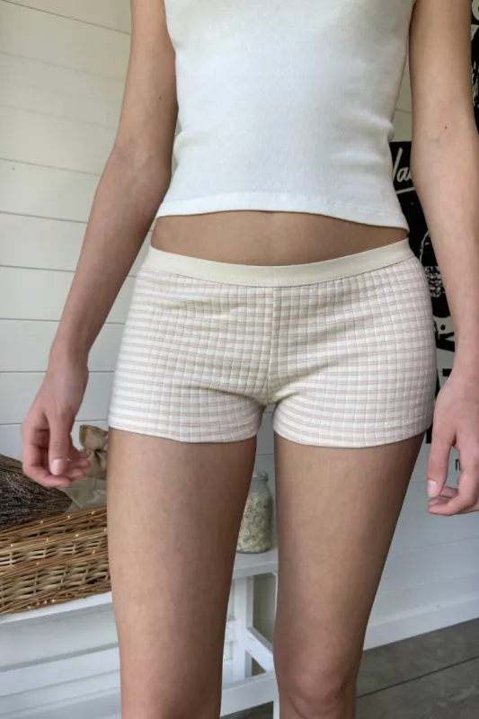 Boy Short Thick Ribbed Striped Underwear sold by Brandy Melville