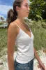 Amara Bow Heart Tank sold by Brandy Melville