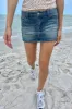 Malia Denim Mini Skirt sold by Brandy Melville