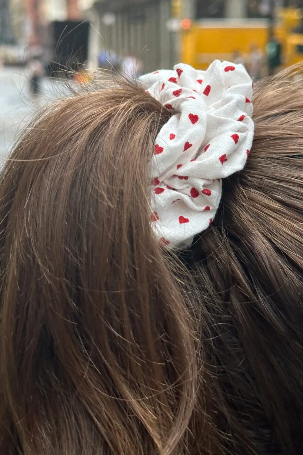 Red Heart Scrunchie sold by Brandy Melville product image thumbnail 2