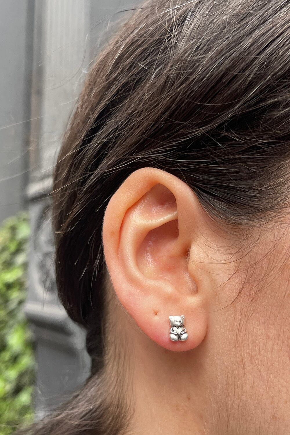 Teddy Bear Earrings sold by Brandy Melville