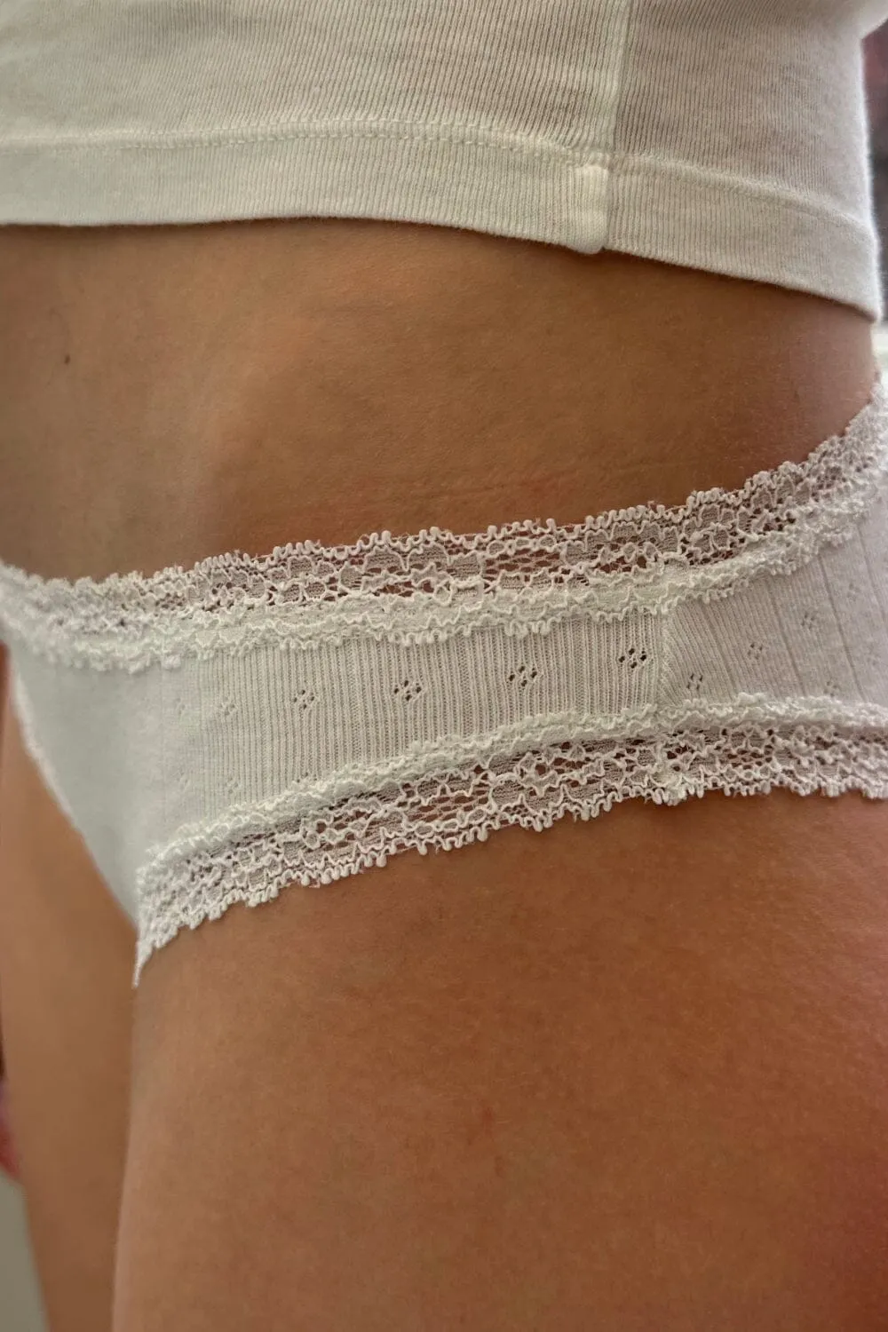 Eyelet Underwear sold by Brandy Melville product image thumbnail 4