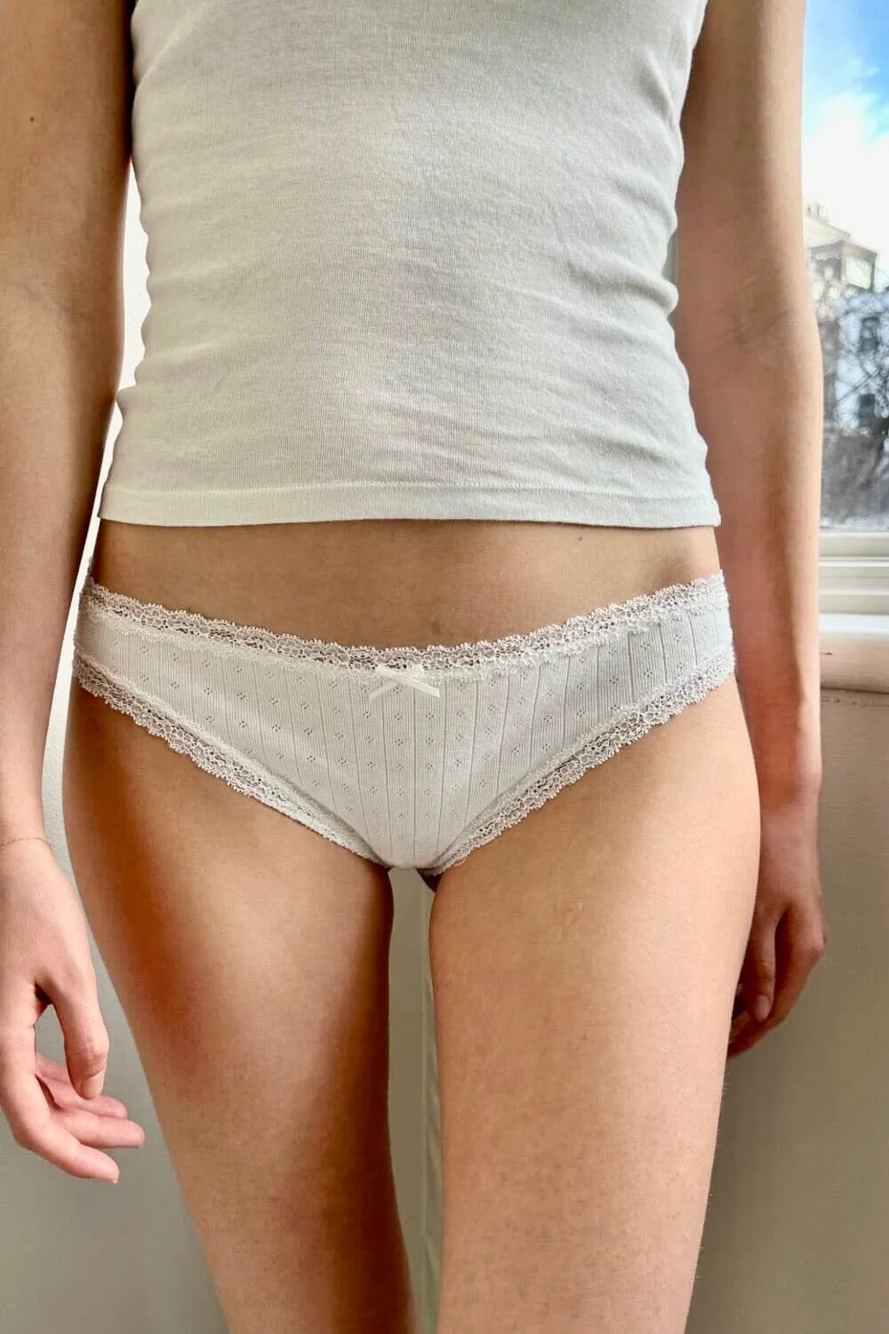 Eyelet Underwear sold by Brandy Melville
