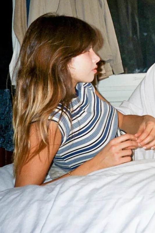 Hailie Stripe Top sold by Brandy Melville