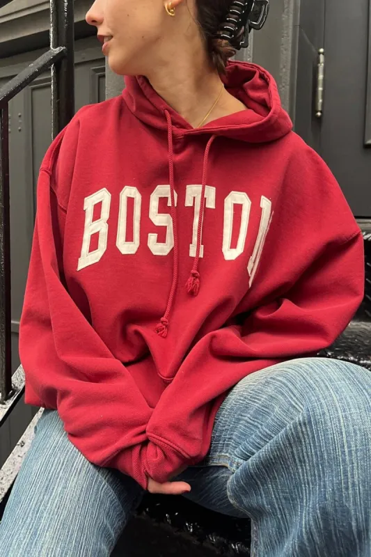 Christy Boston Hoodie sold by Brandy Melville