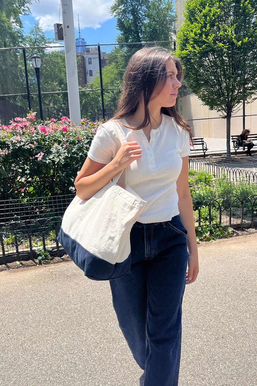 Colorblock Tote Bag sold by Brandy Melville