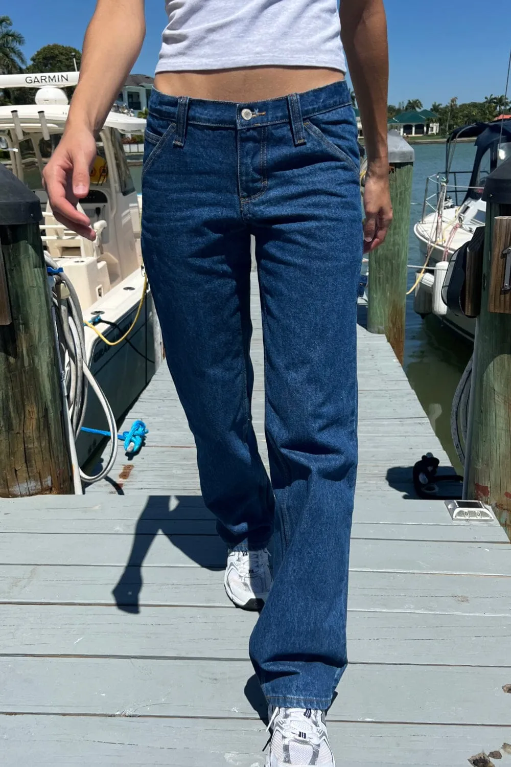 Crispina Low Rise Jeans sold by Brandy Melville product image thumbnail 5