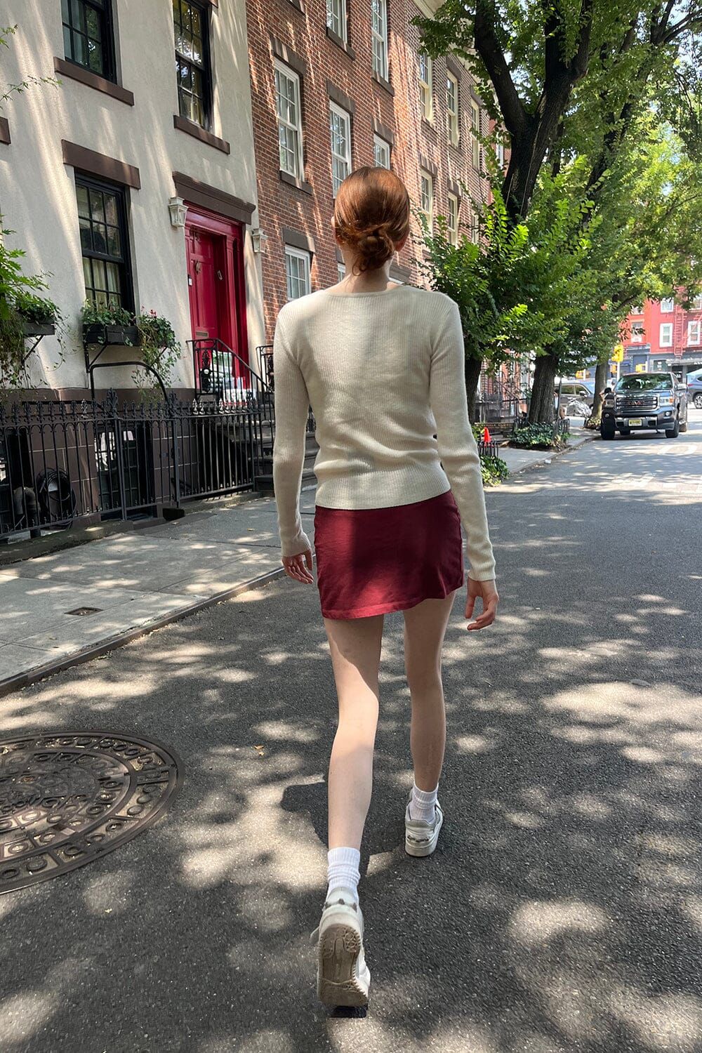 Ann Wool V-Neck Sweater sold by Brandy Melville product image thumbnail 3