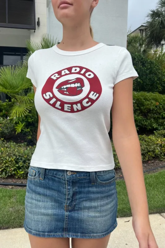 Hailie Radio Silence Top sold by Brandy Melville