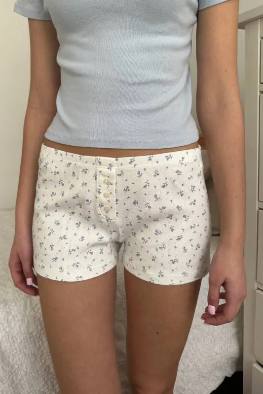 Emily Floral Sweatshorts sold by Brandy Melville