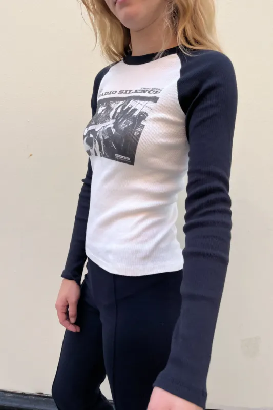 Bella Radio Silence Top sold by Brandy Melville