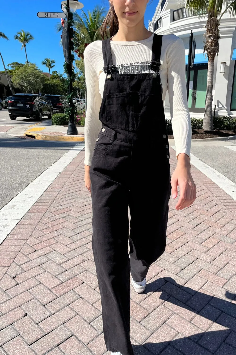 Hayley Overalls sold by Brandy Melville