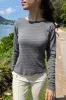 Leah Striped Top sold by Brandy Melville