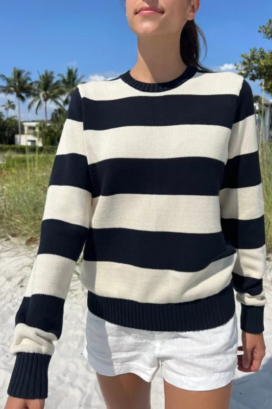 Martha Cotton Thick Stripe Sweater sold by Brandy Melville