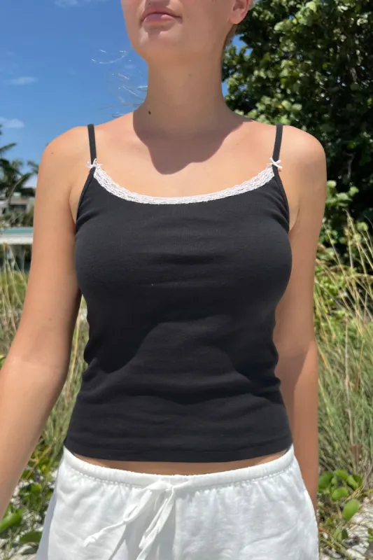 Skylar Lace Tank sold by Brandy Melville