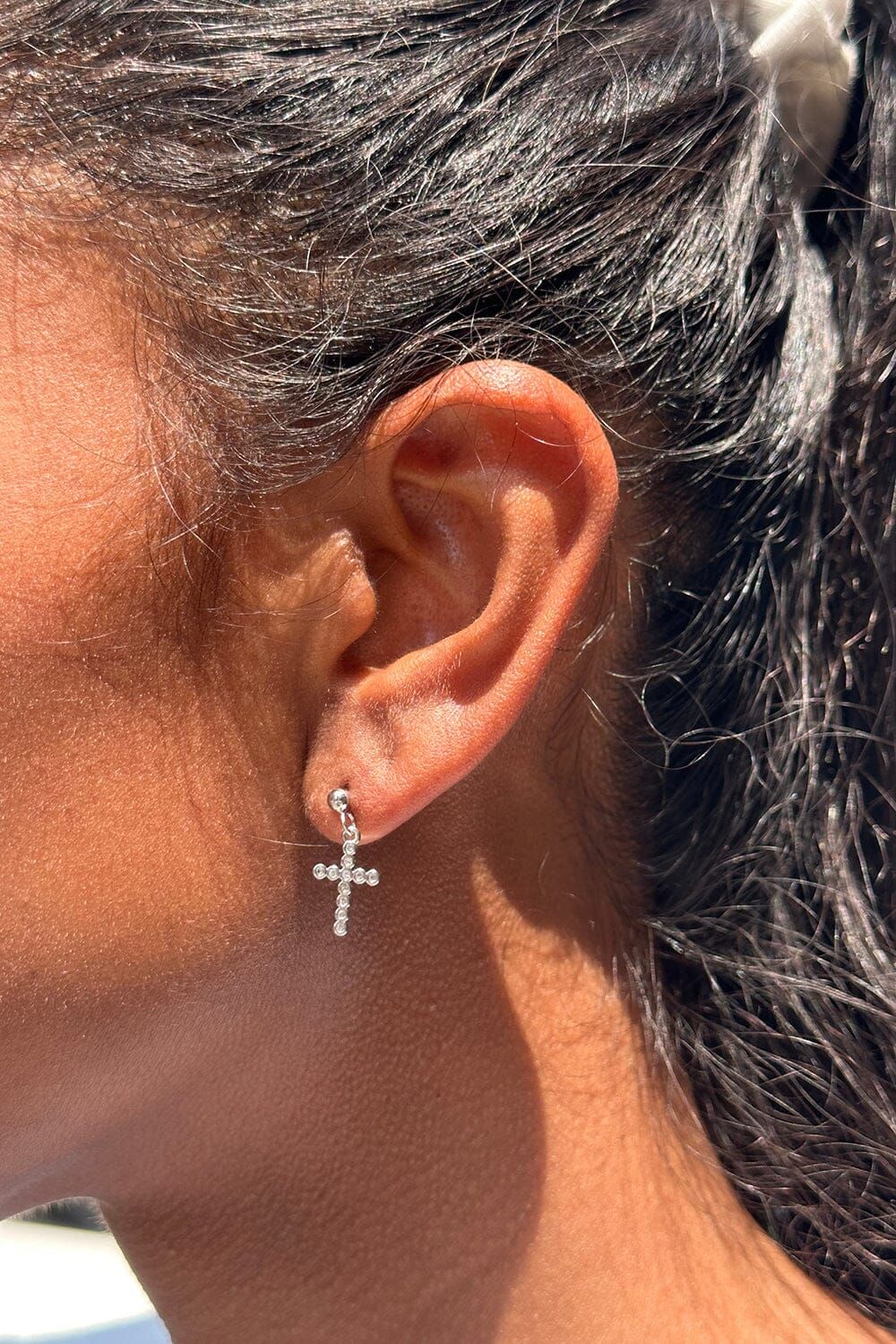 Dangling Cross Earrings sold by Brandy Melville