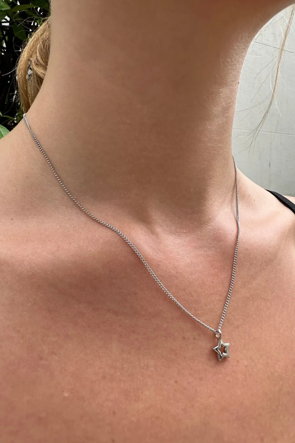 Star Pendant Necklace sold by Brandy Melville