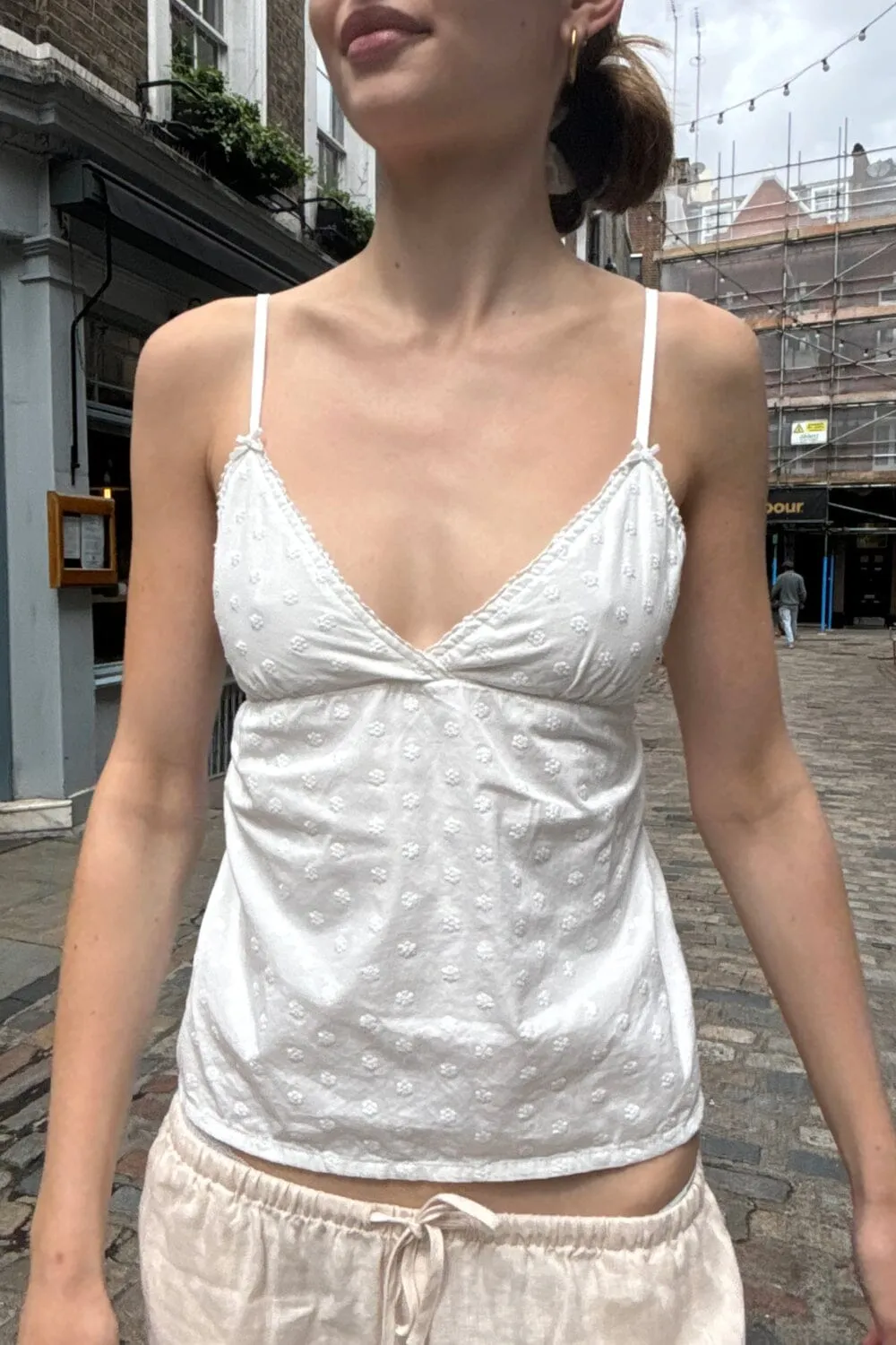 Edith Floral Tank sold by Brandy Melville