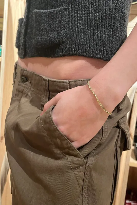 Double Chain Bracelet sold by Brandy Melville