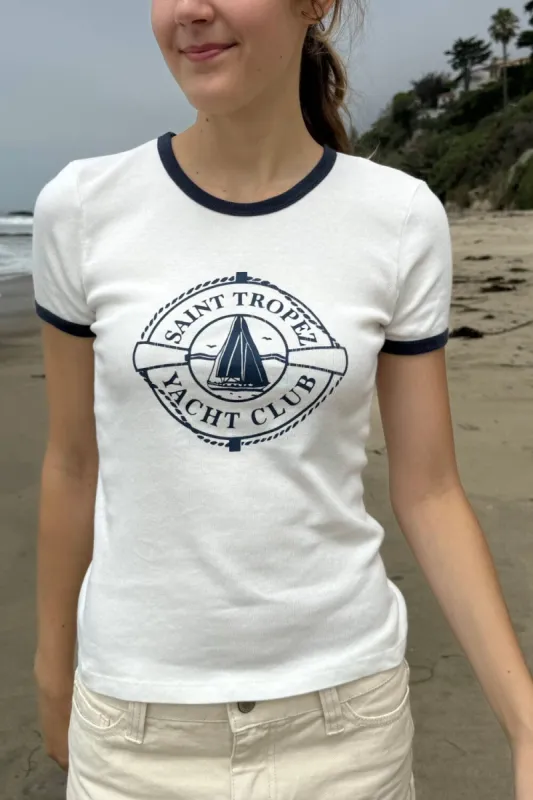 Saint Tropez Yacht Club Top sold by Brandy Melville