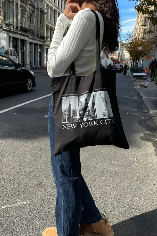 NYC Landmark Tote Bag sold by Brandy Melville