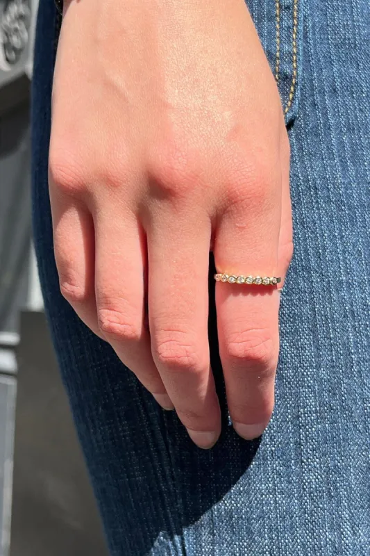 Diamond Band Ring sold by Brandy Melville