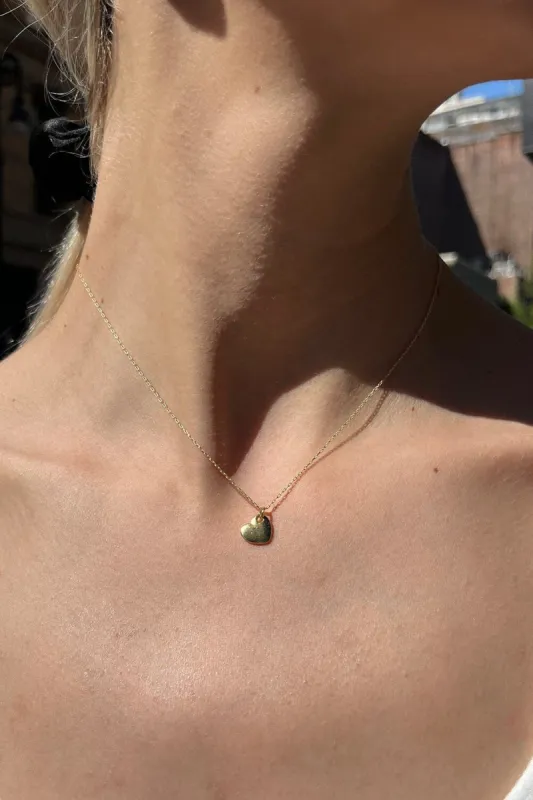 Off Center Heart Necklace sold by Brandy Melville