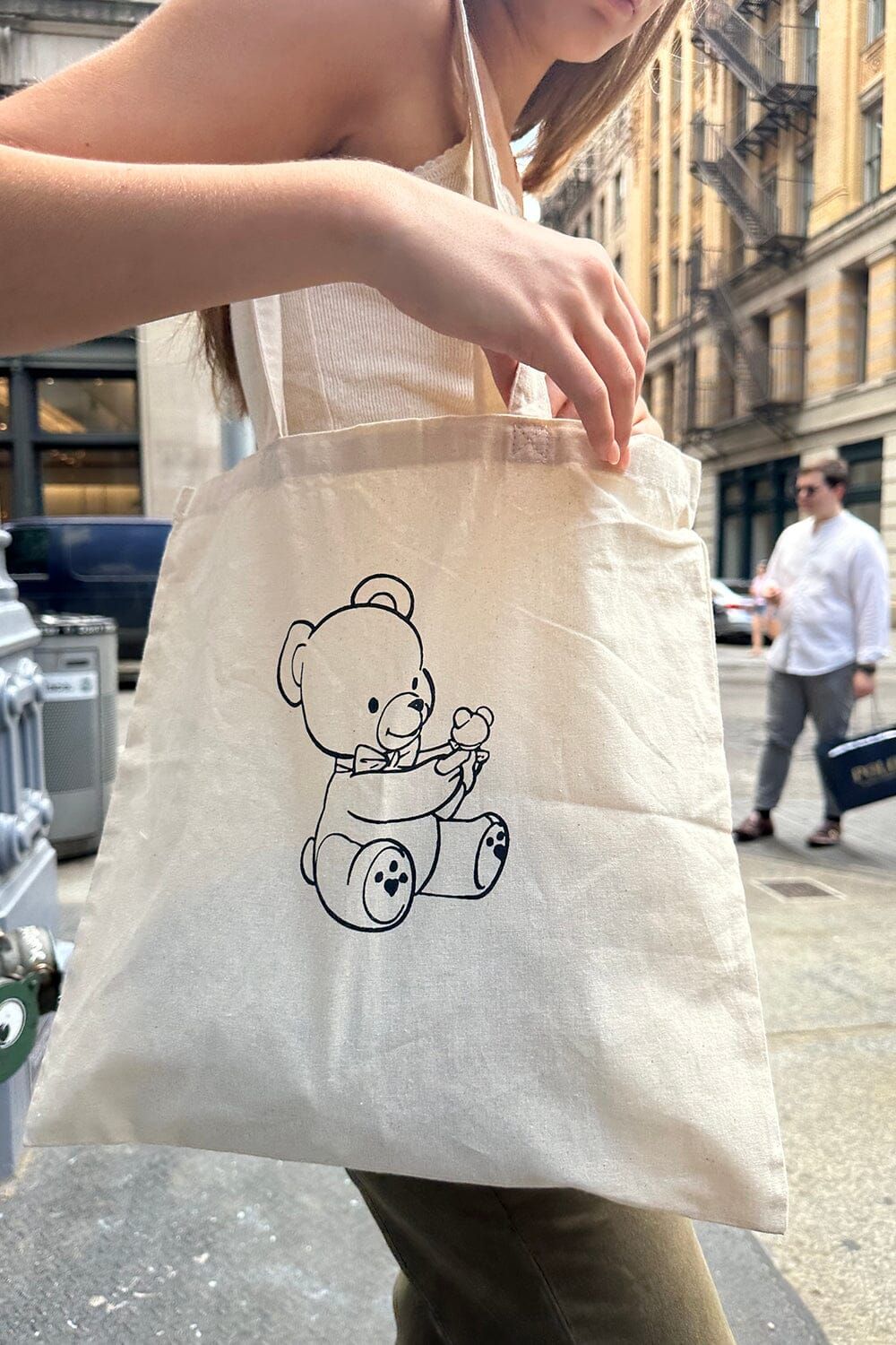 Teddy Bear Tote Bag sold by Brandy Melville product image thumbnail 2