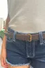 Faux Brown Leather Belt sold by Brandy Melville