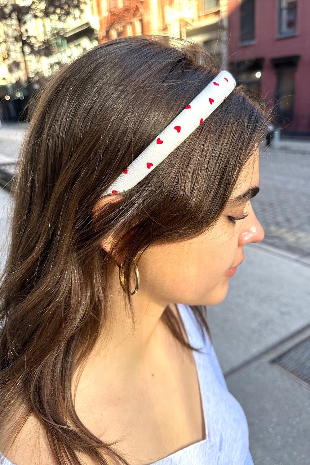 Heart Headband sold by Brandy Melville