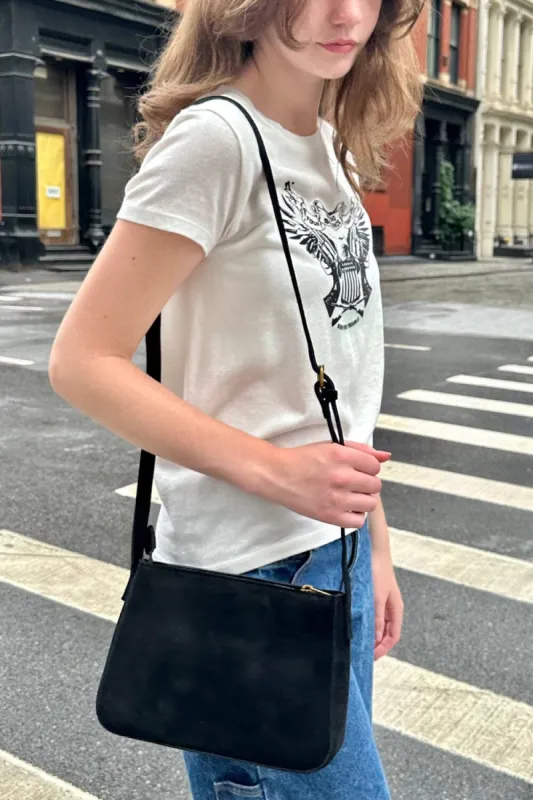 Black Suede Purse sold by Brandy Melville