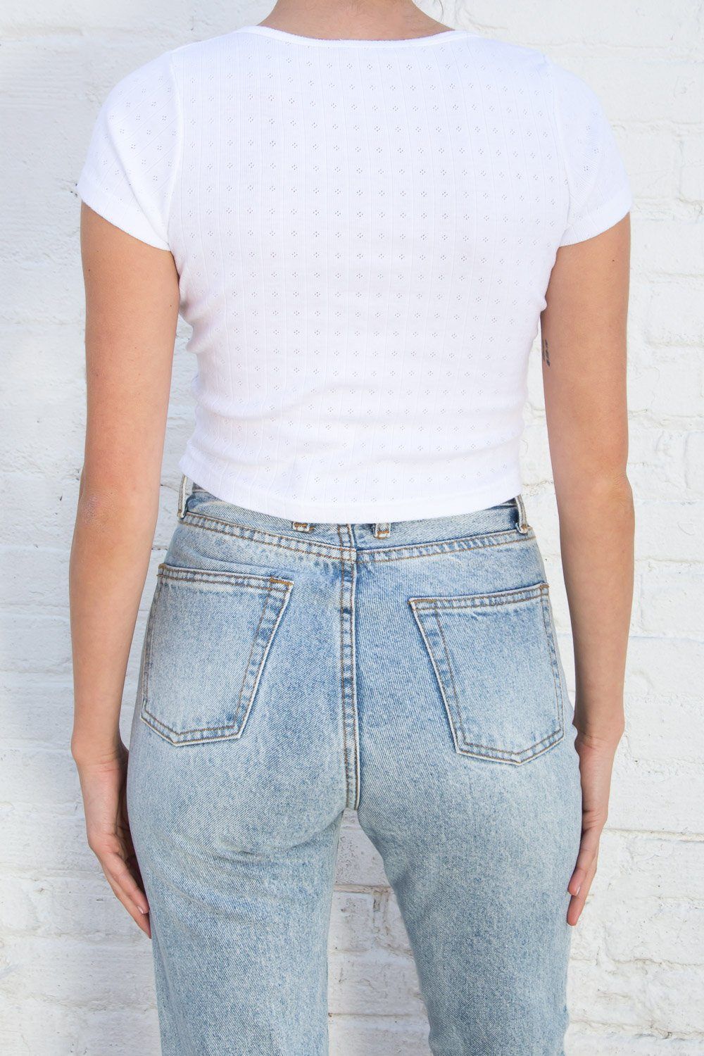 Zelly Eyelet Top sold by Brandy Melville product image thumbnail 11