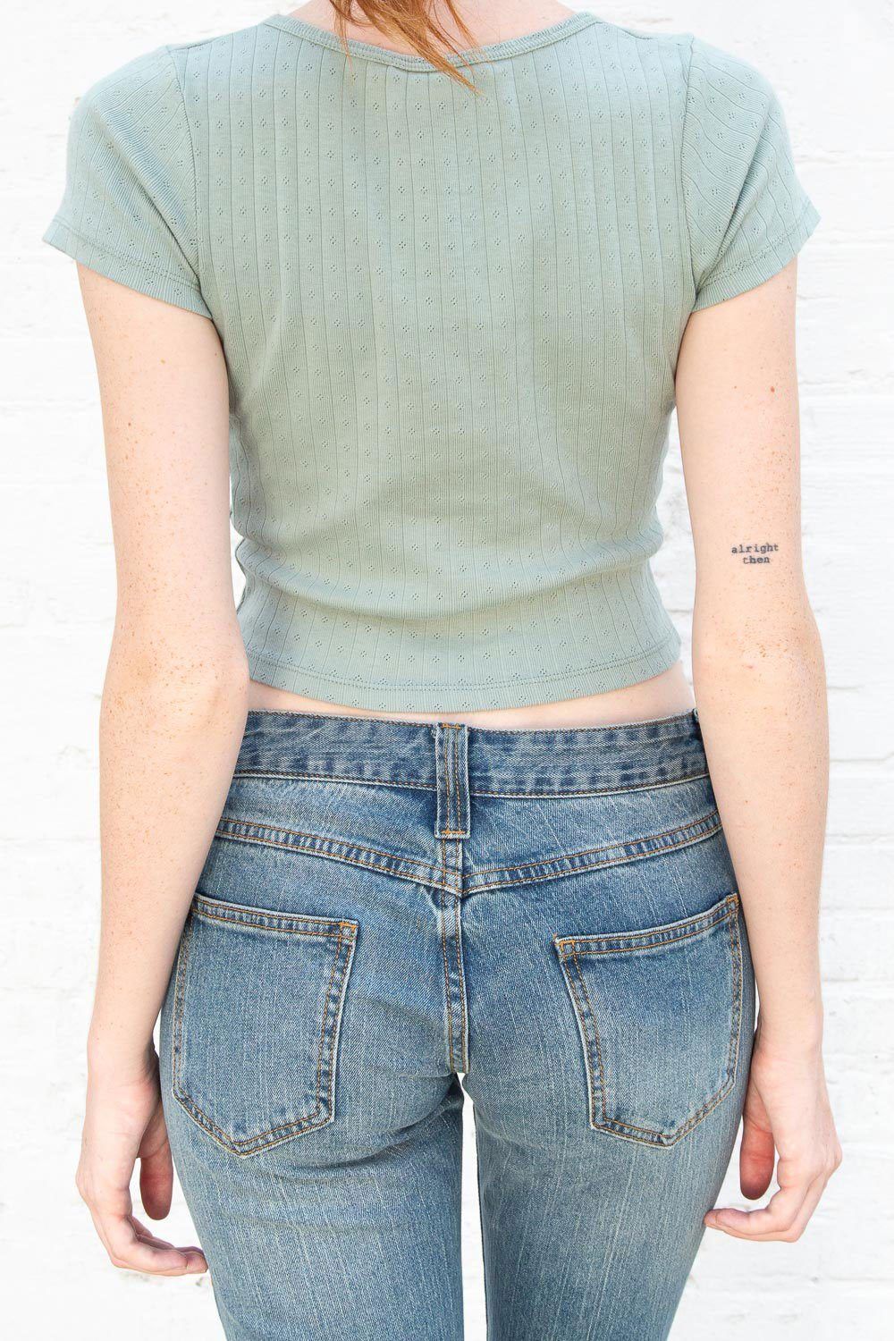 Zelly Eyelet Top sold by Brandy Melville product image thumbnail 7