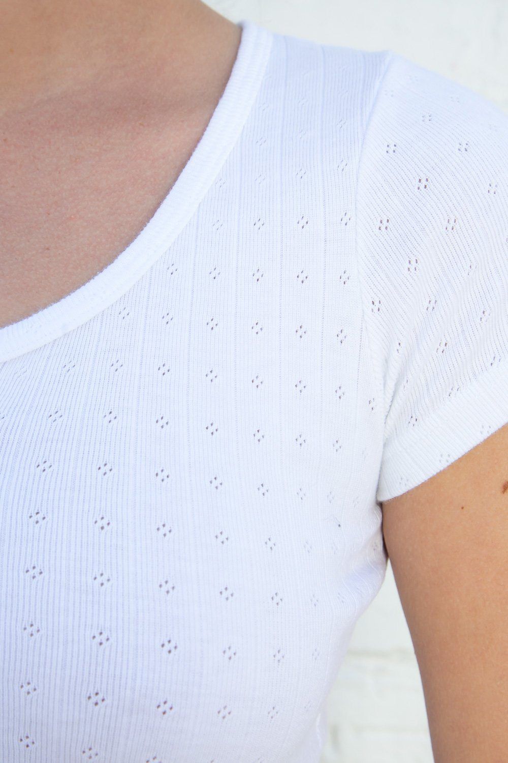 Zelly Eyelet Top sold by Brandy Melville product image thumbnail 12