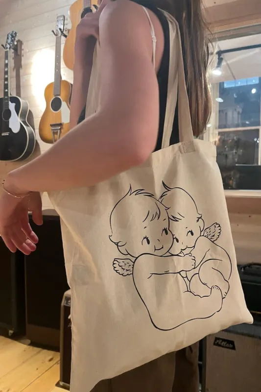 Hugging Cherub Tote Bag sold by Brandy Melville