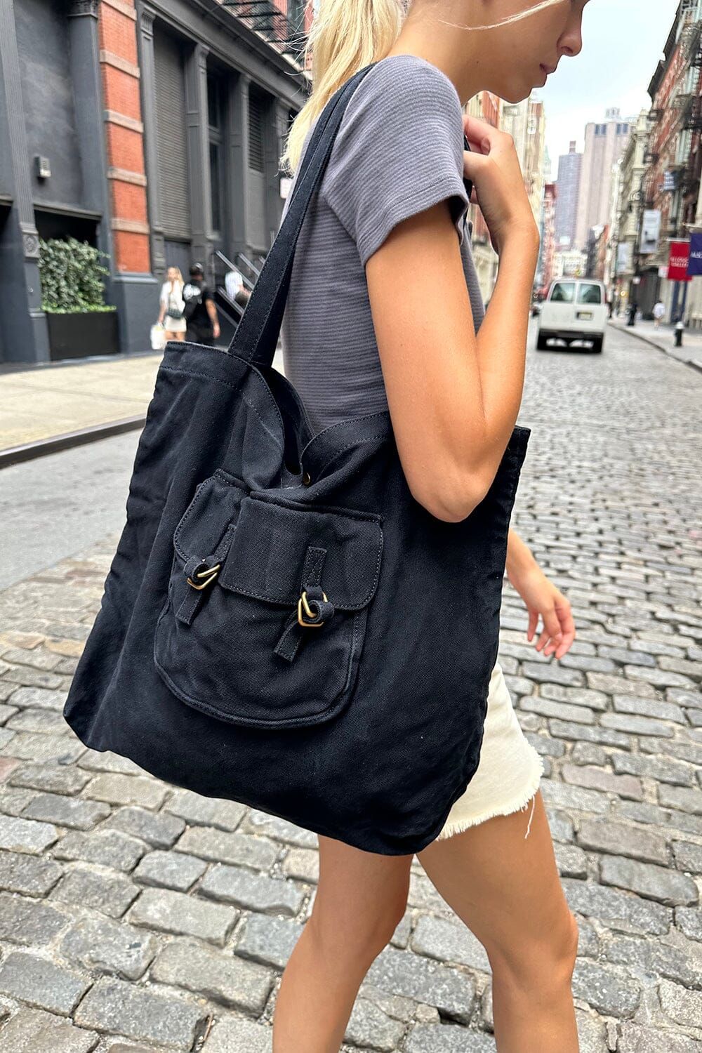 Large Tote Bag sold by Brandy Melville product image thumbnail 4