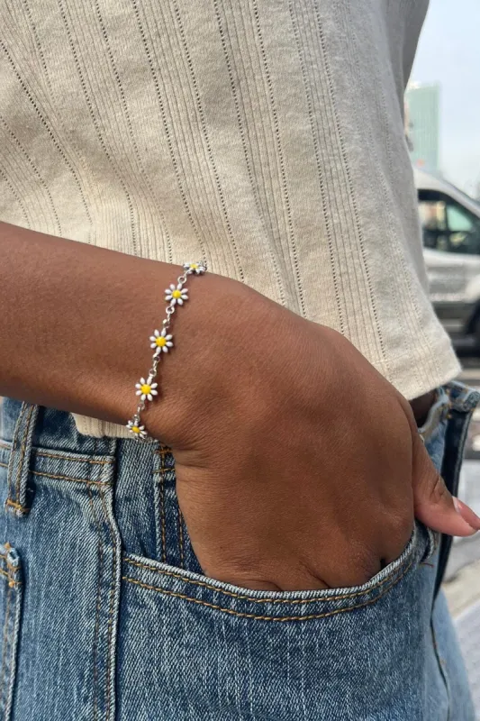 Daisy Chain Bracelet sold by Brandy Melville