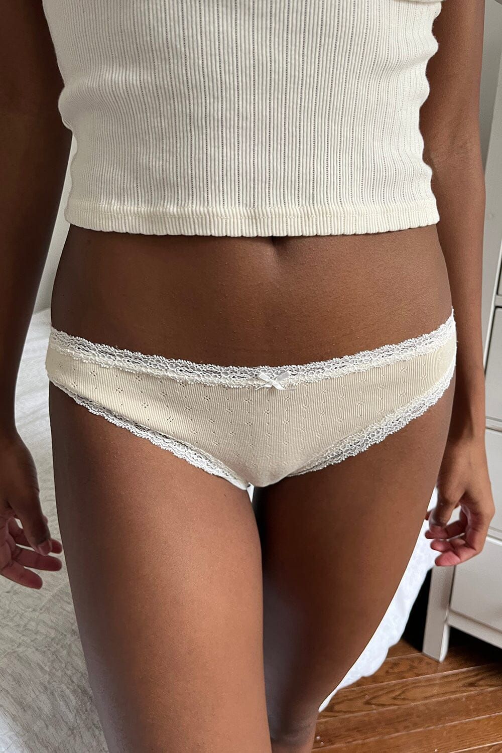 Eyelet Lace Underwear sold by Brandy Melville product image thumbnail 2