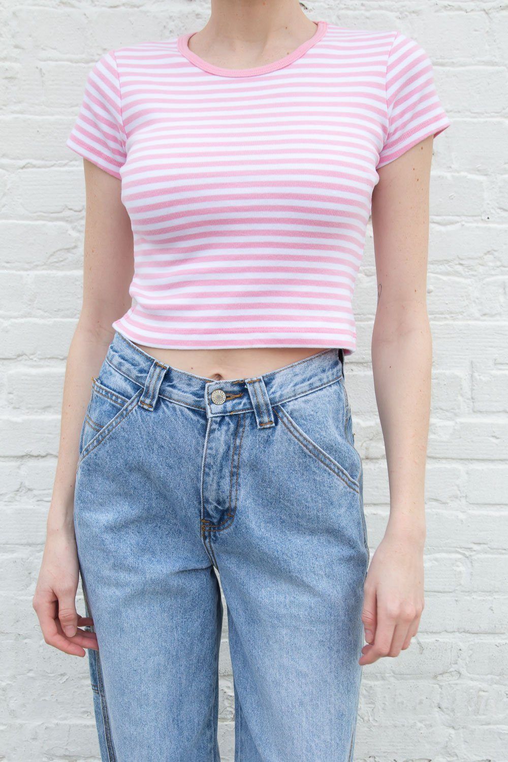 Hailie Stripe Top sold by Brandy Melville