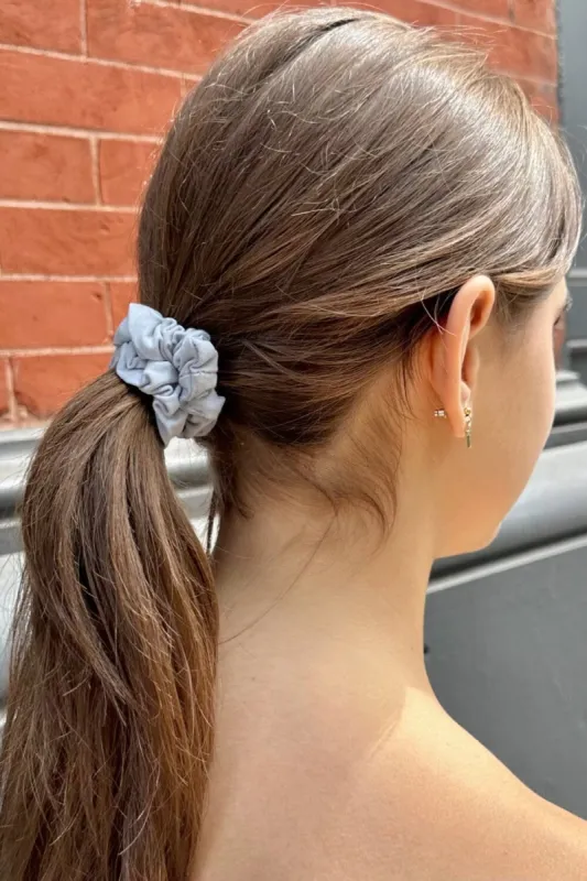 Thin Blue Scrunchie sold by Brandy Melville